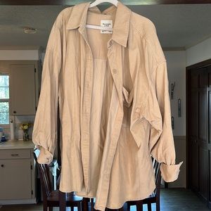 Abercrombie and Fitch XXL Corduroy shacket/button down